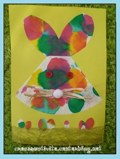 Puzzle du lapin de Paques et de la poule de Pâques - Tête à modeler